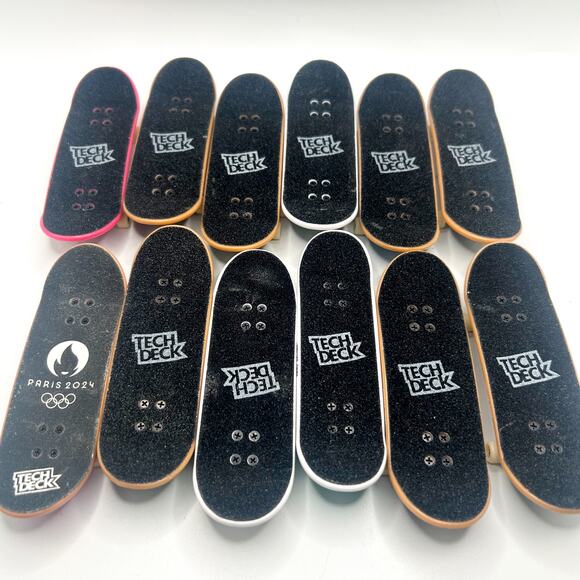 Authentic TECH DECK Mini Collectible Finger Skateboard Lot of 12 EUC - Picture 2 of 9